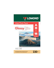 Фотобумага Lomond глянцевая для струйной печати, A5, 230 г/м2, 50 листов, 0102070