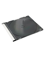 Коробка для 1 CD диска (slim), чёрный трэй