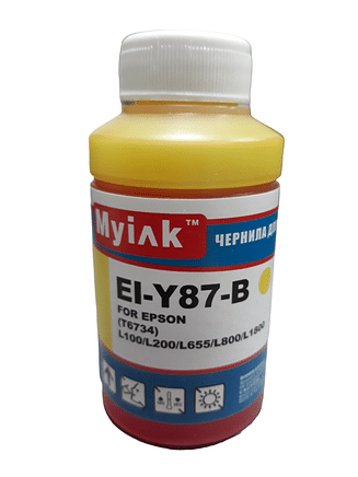 Чернила MyInk EI-Y87-B для EPSON (T6734/T6644), жёлтые, 70 мл