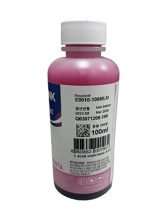 Чернила InkTec для EPSON (T0826/T0816/T0806) светло-пурпурные (E0010-100MLM) 100 мл
