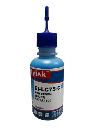 Чернила MyInk EI-LC75-C для EPSON (T6735), светло-синие, 100 мл