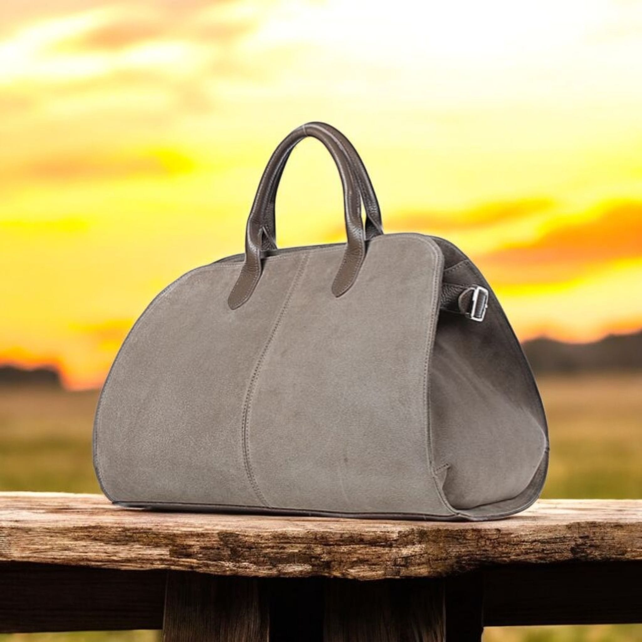 Сумка женская 19924 (серкор/коричн)