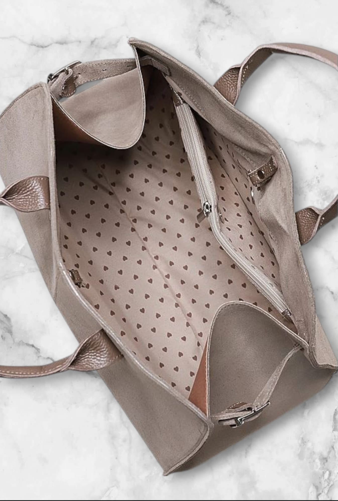 Сумка женская 19924 (серкор/коричн)