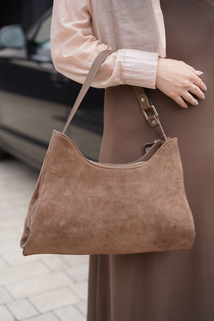 Сумка женская модель 36624 (СЕРКОР/КОРИЧН)