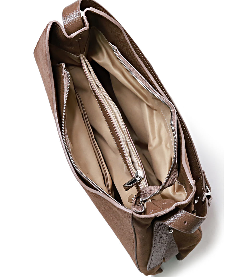 Сумка женская модель 36624 (СЕРКОР/КОРИЧН)