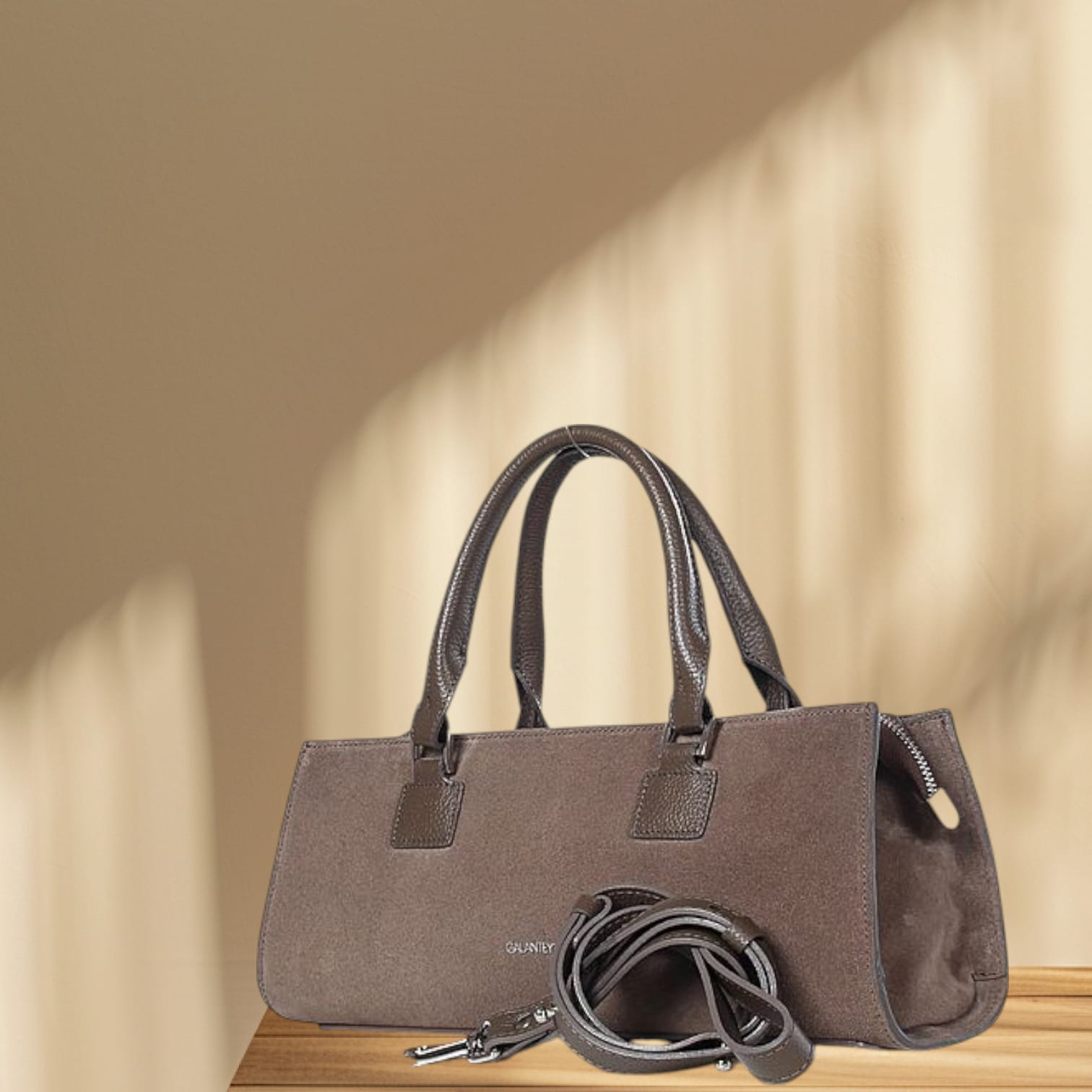 Сумка женская 29824 (серкор/коричн)