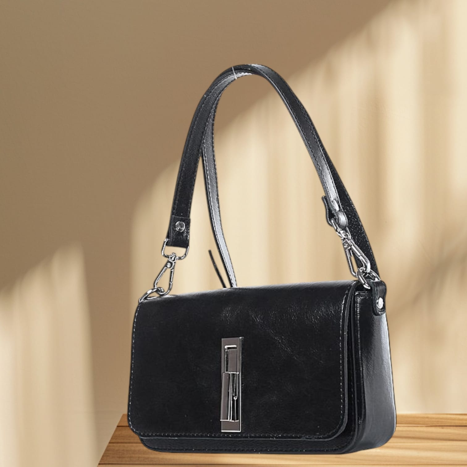 Сумка женская 46624 (черный/серый)