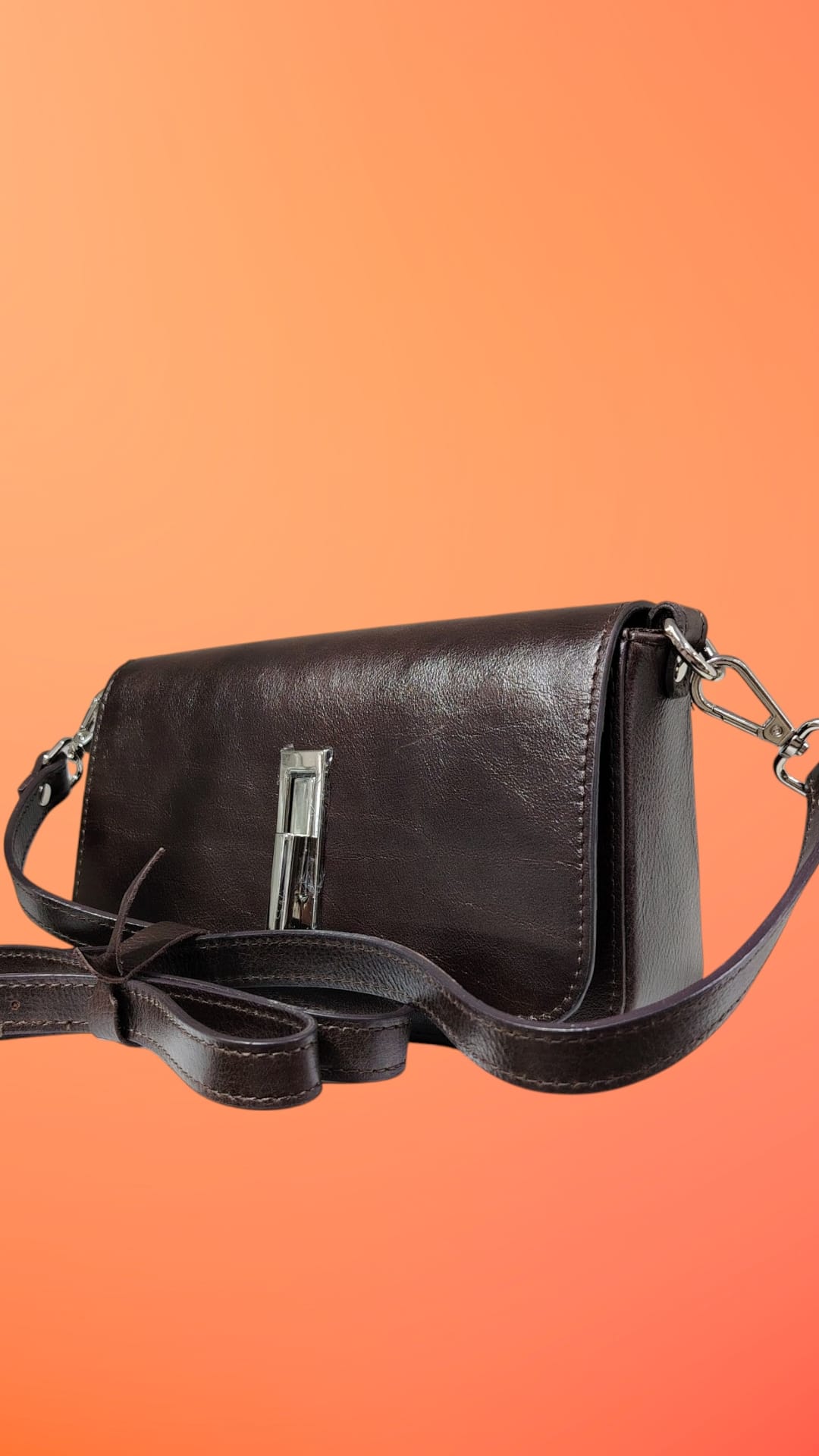 Сумка женская 46624 (кор. т/коричн)