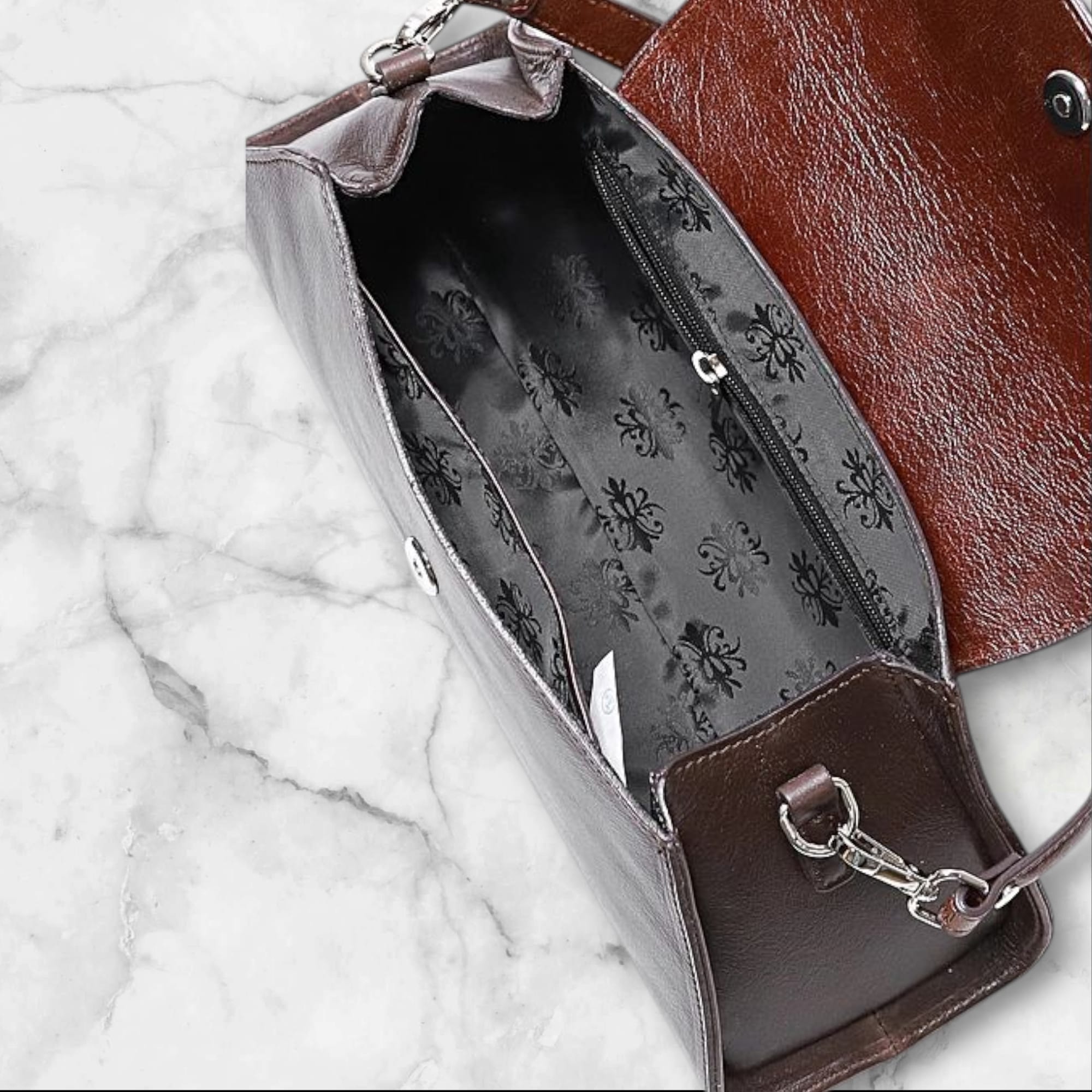 Сумка женская 11325 (кор. т/рыжий)