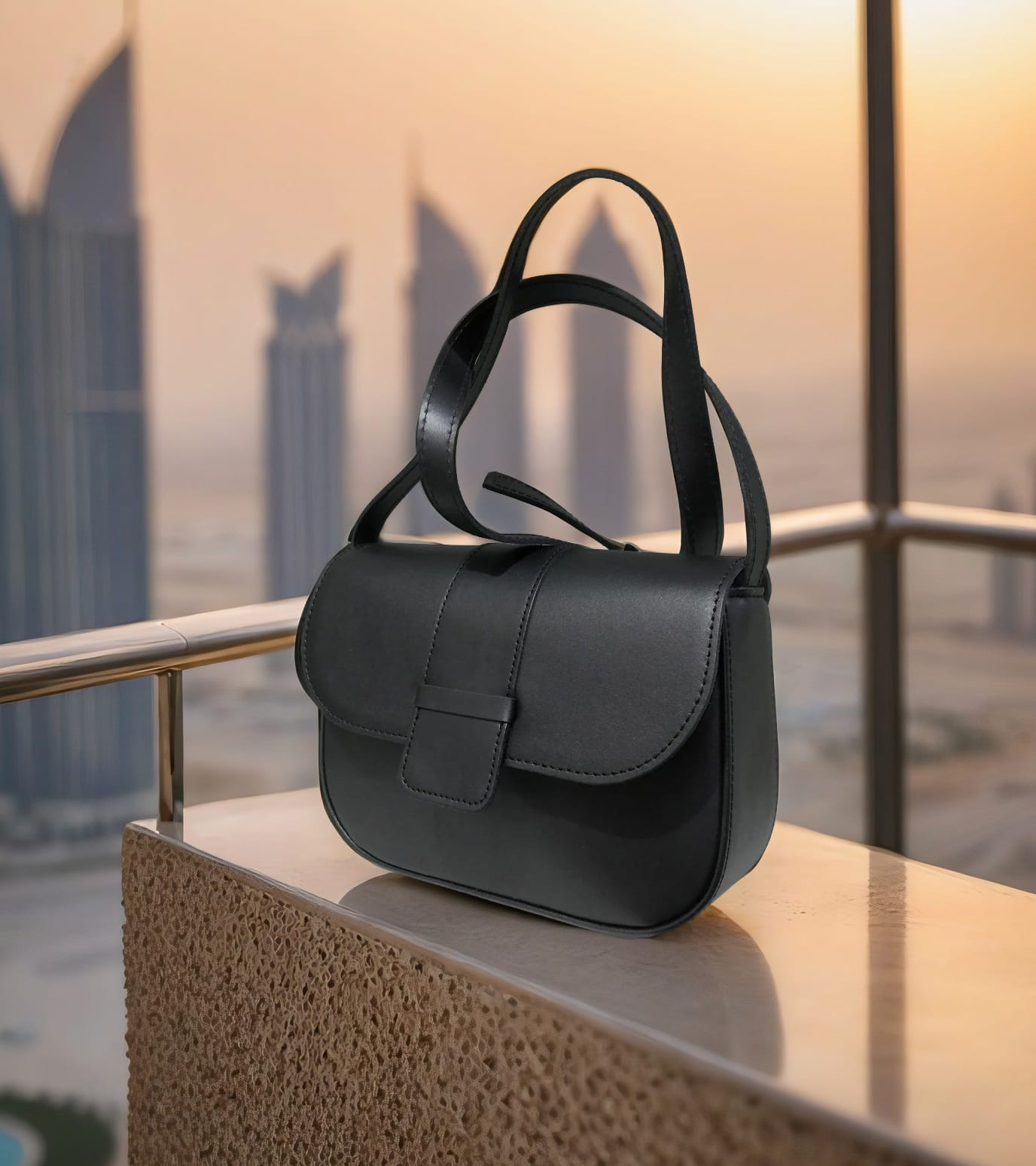 Сумка женская Галантэя 12924 (черный/серый)