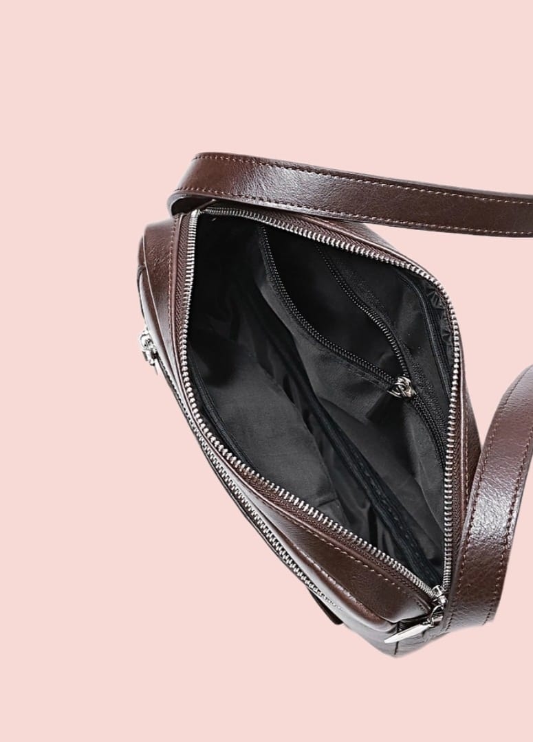 Сумка молодежная 10125 (кор. т/рыжий)