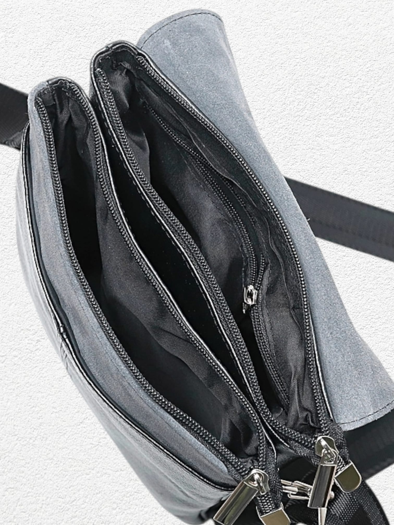 Сумка мужская 29715 (черный/серый)