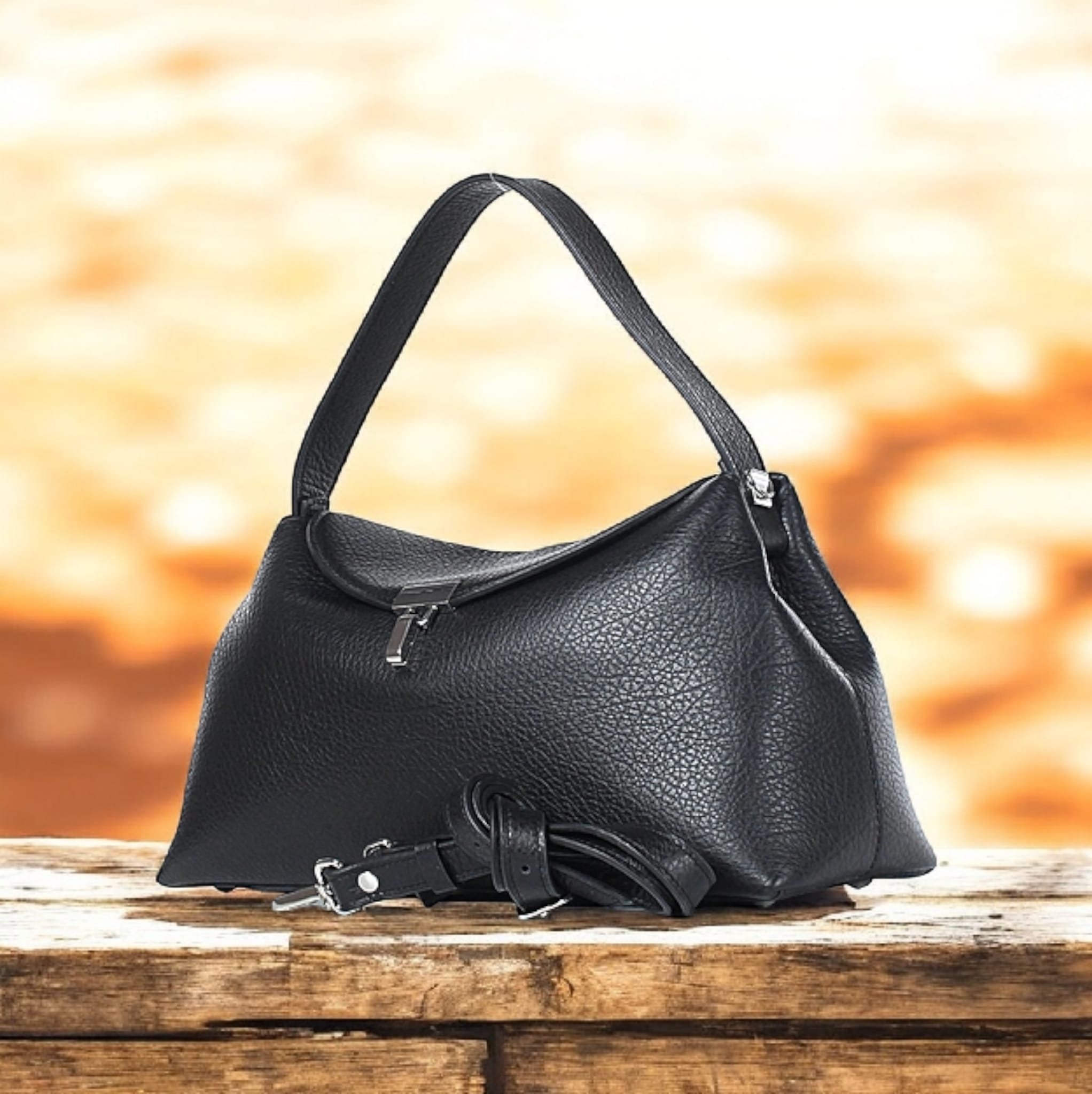 Сумка женская 22425 (ЧЕРНЫЙ)