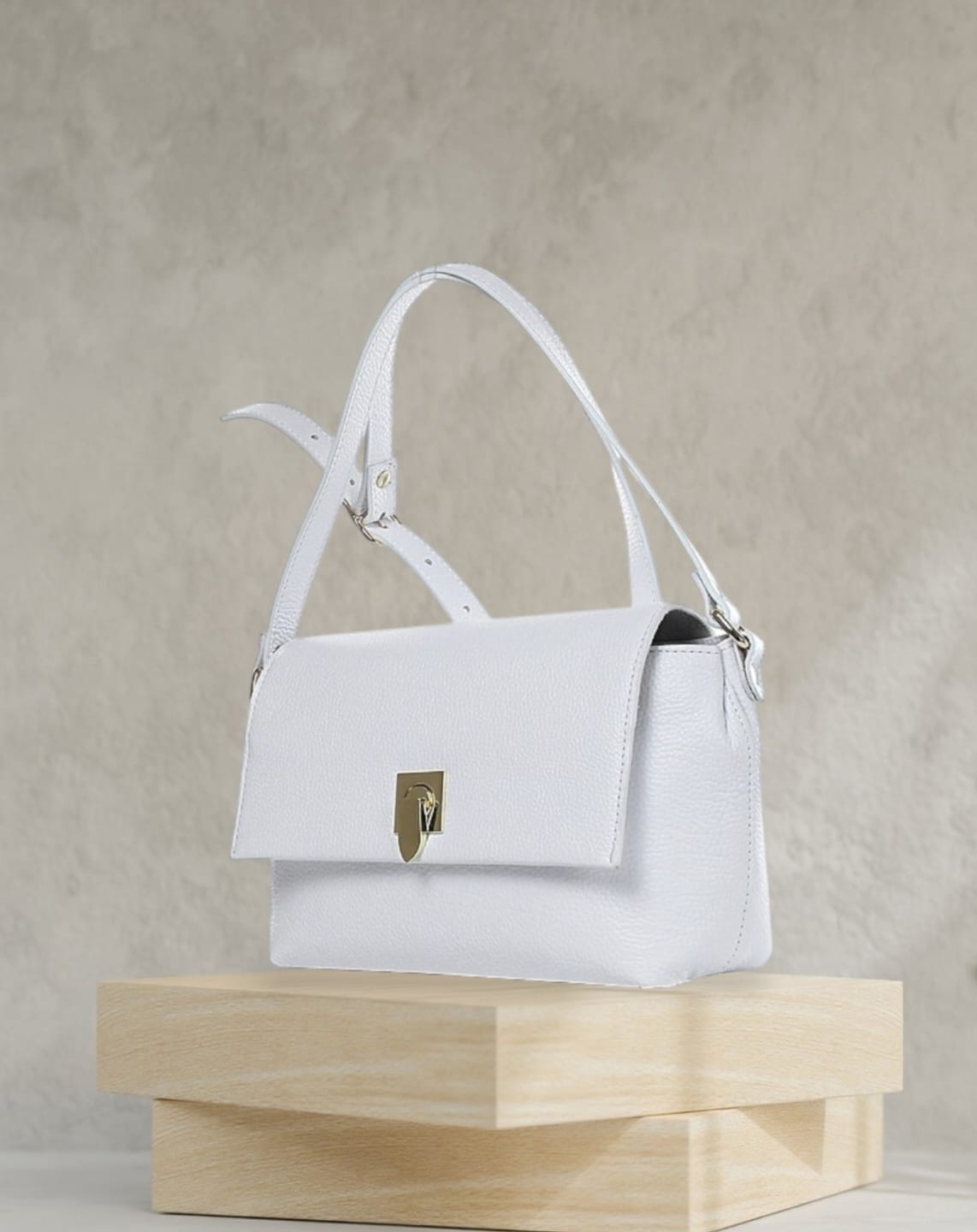 Сумка женская 47424 (белый/бежевый)