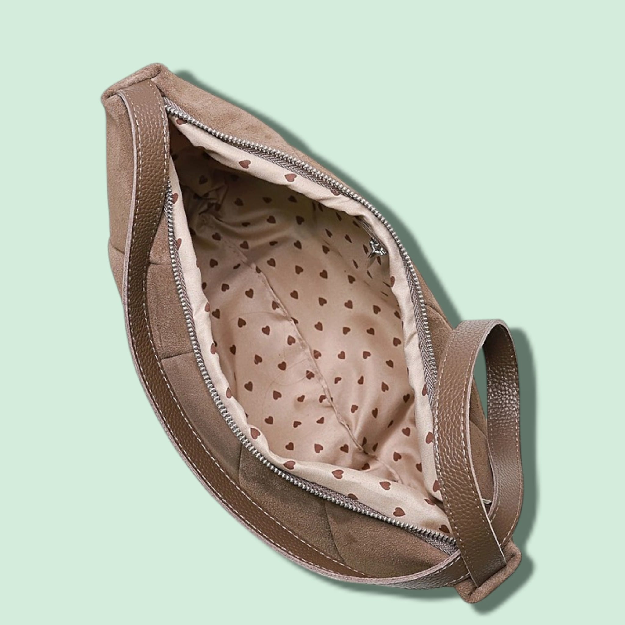 Сумка женская 32825 (серкор/коричн)