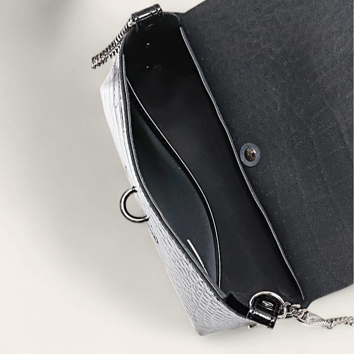 Сумка женская 9124 (Чёрный, глянец)