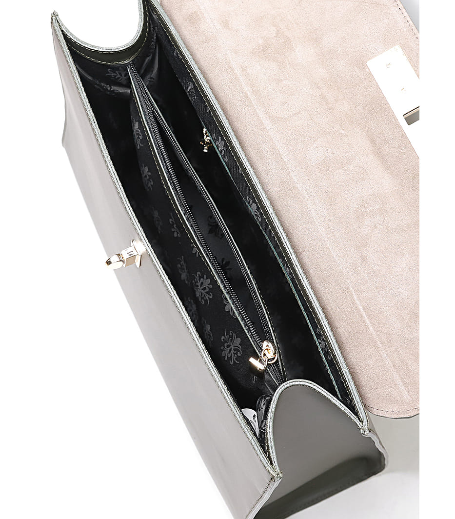 Сумка женская 33823 (ОЛИВК/БЕЖЕВ)