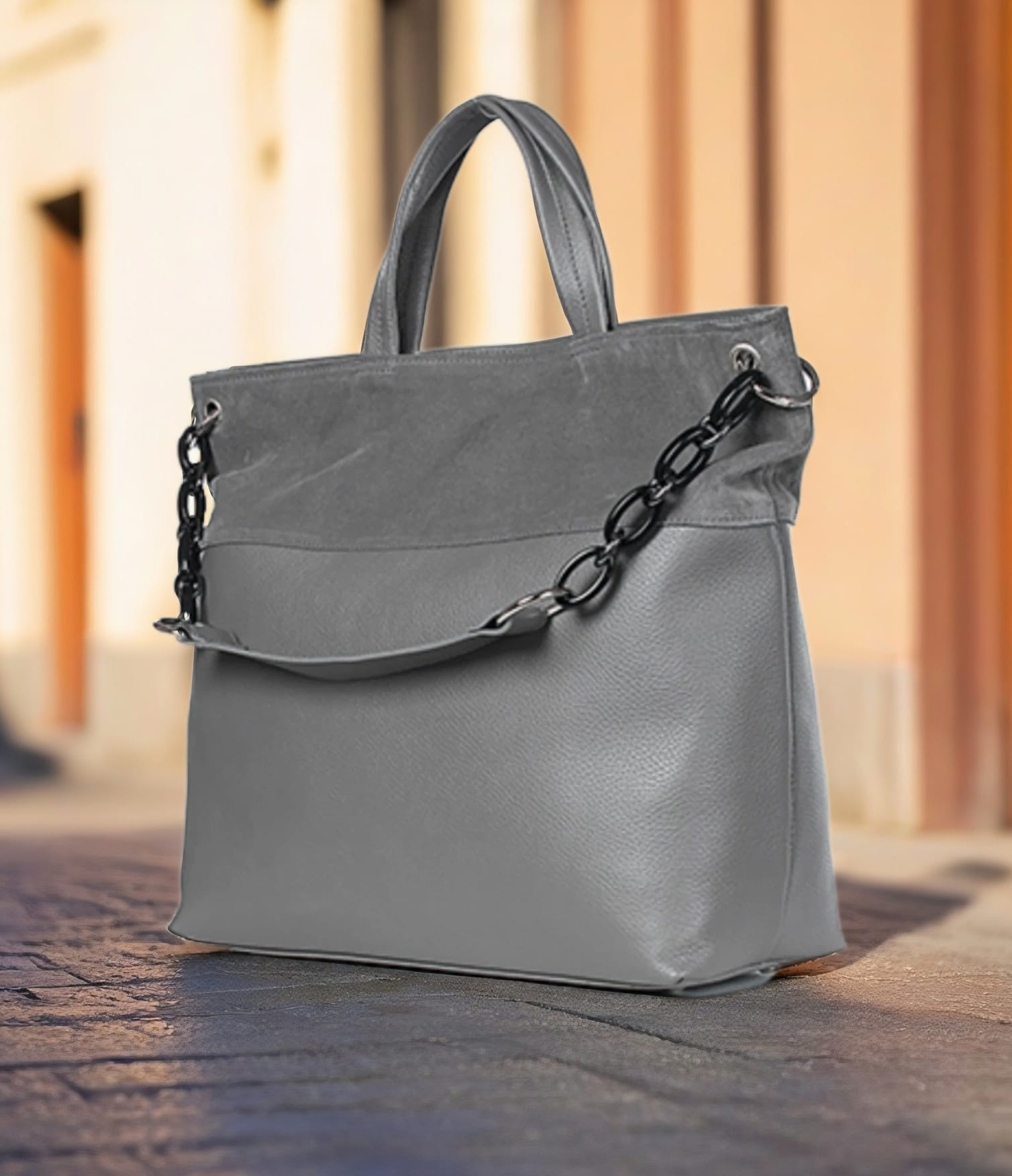 Сумка женская 25923 (СЕРЫЙ)