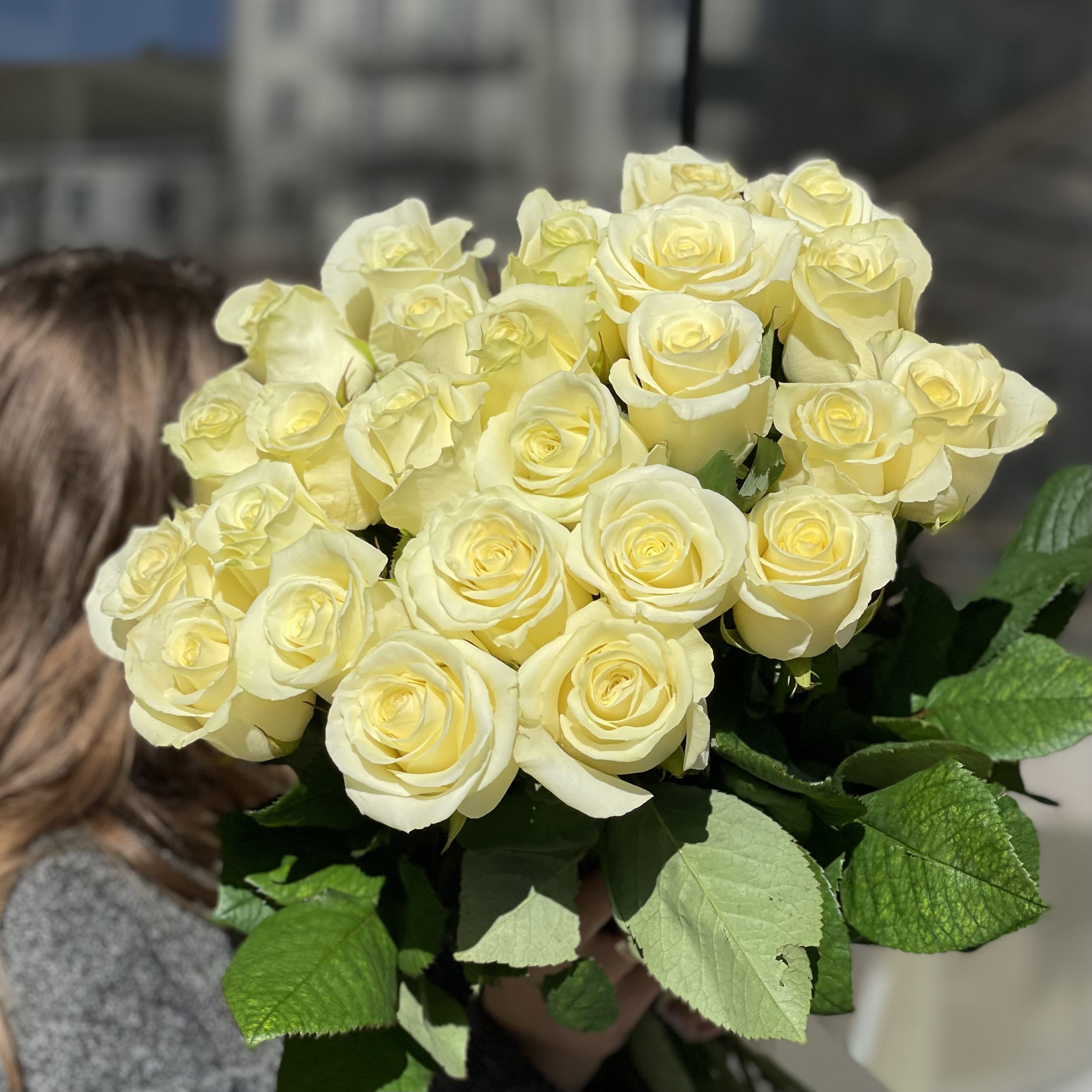 Букет роз "Нежный" 25 роз