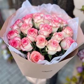 Букет роз "Трепет" 25 роз