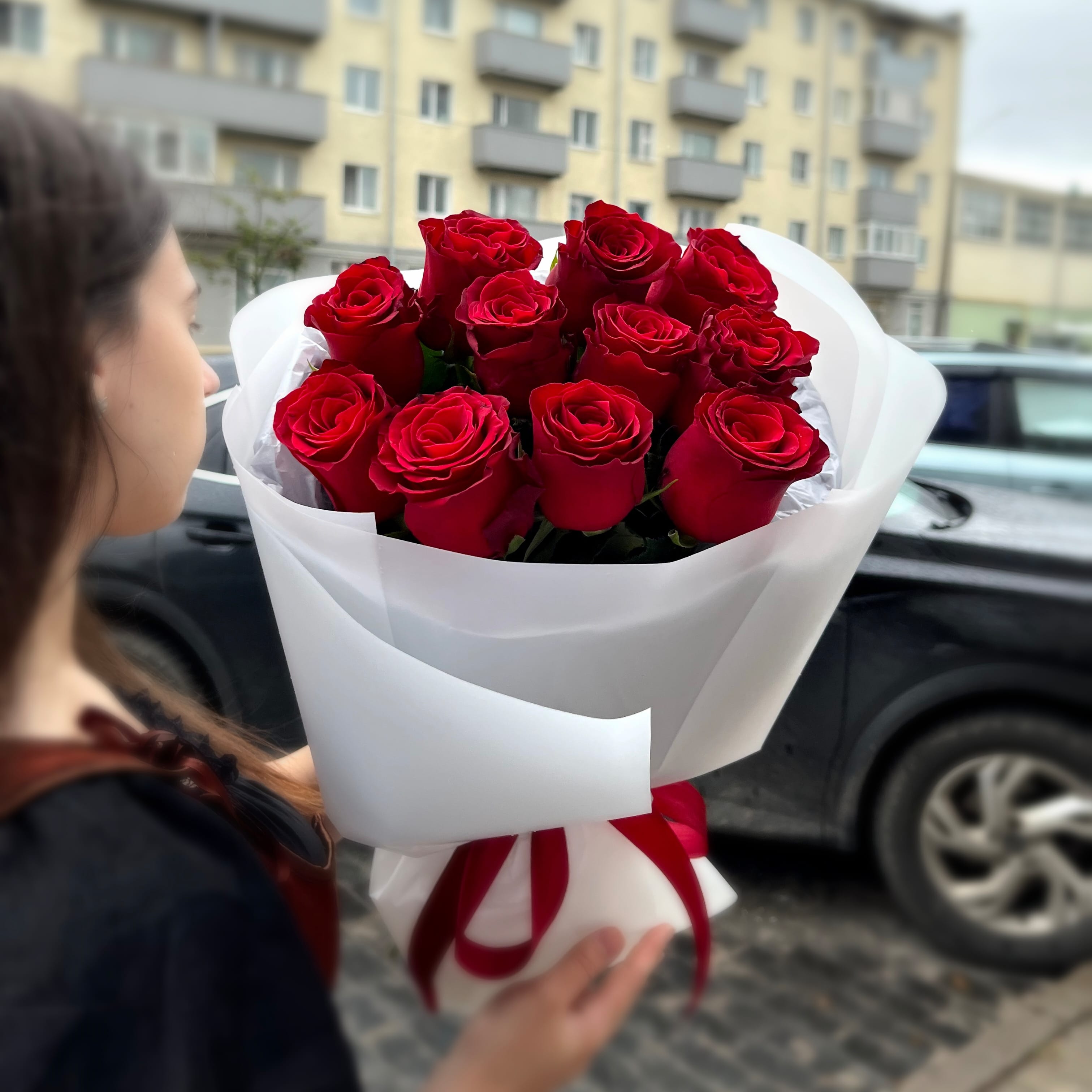 Букет роз "Всегда рядом" 11 роз