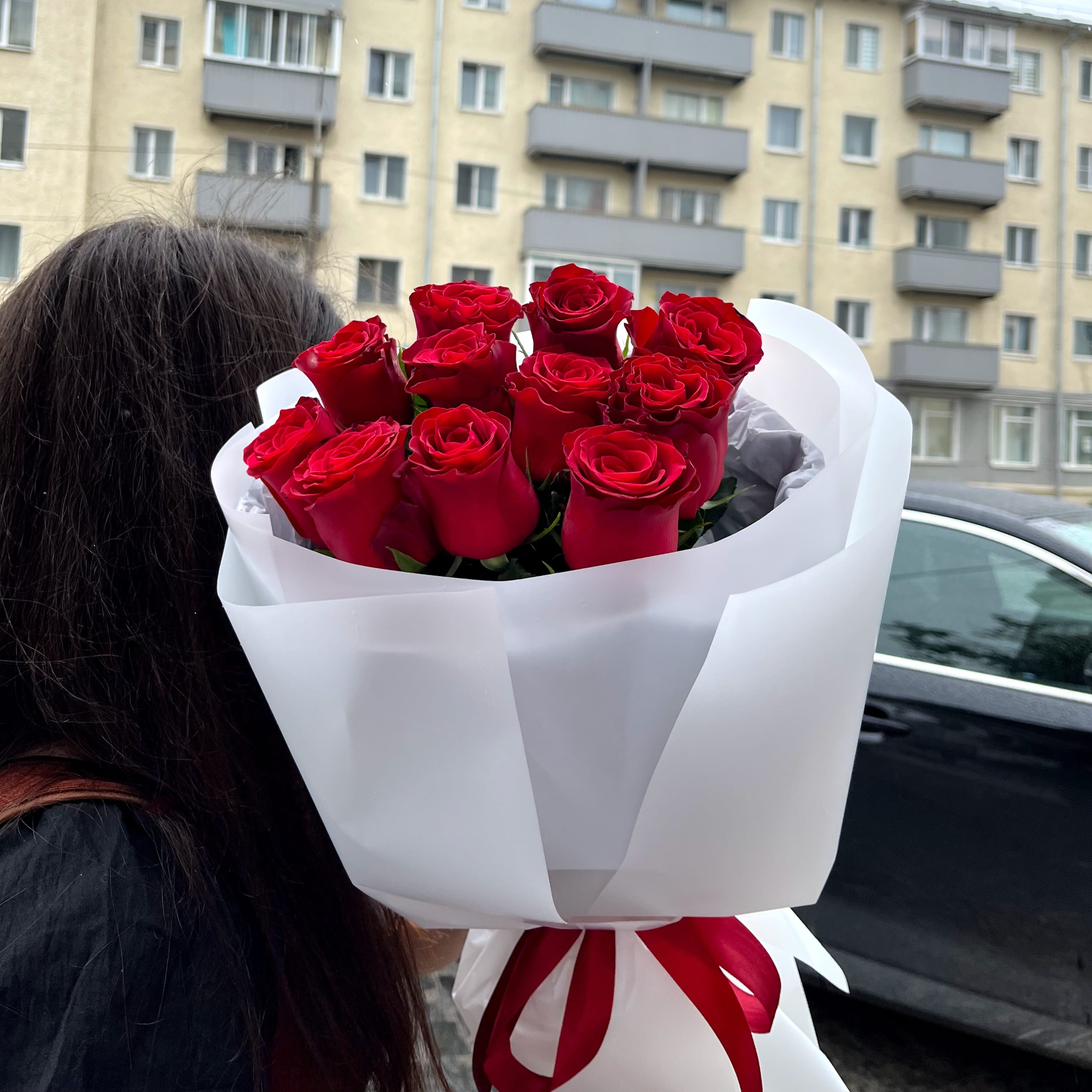 Букет роз "Всегда рядом" 11 роз