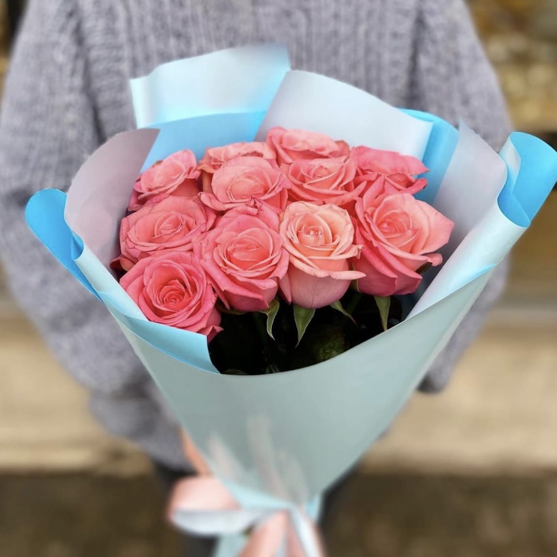 Букет роз "Жаркий вечер"