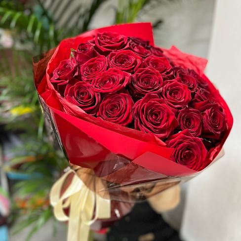 Букет роз "Перец" 31 роза