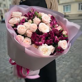 Букет цветов "Гурман"