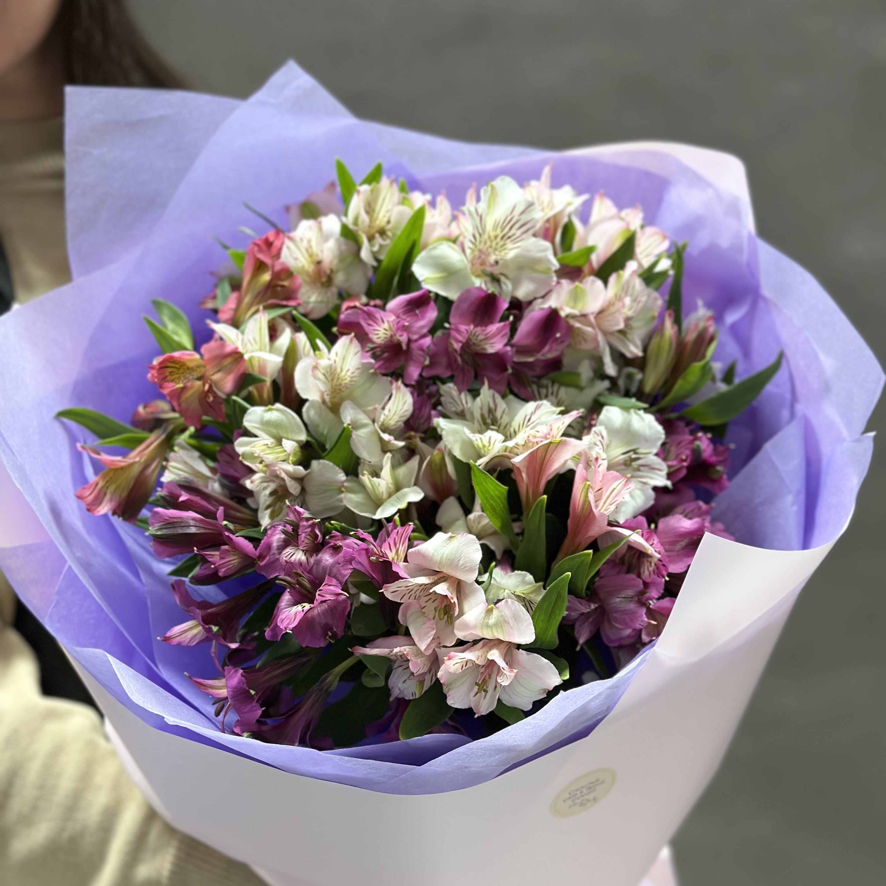 Букет из альстромерий "Душевный" 19 шт.