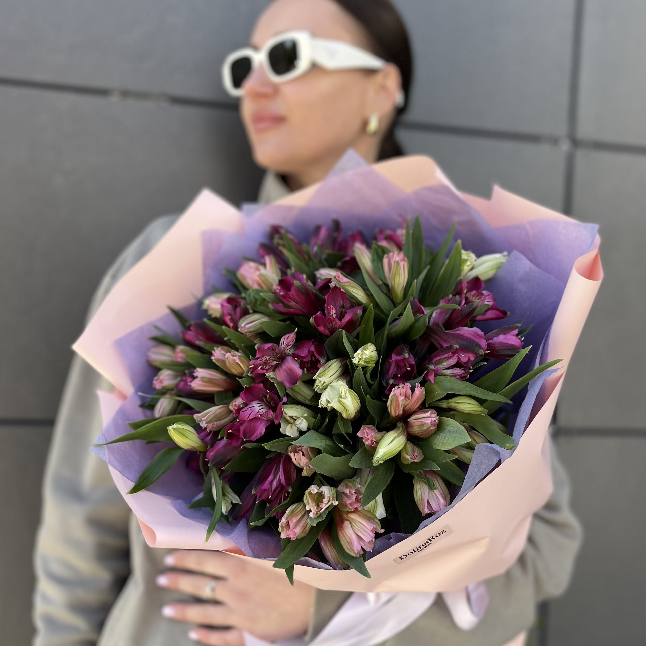 Букет из альстромерий "Душевный" 19 шт.