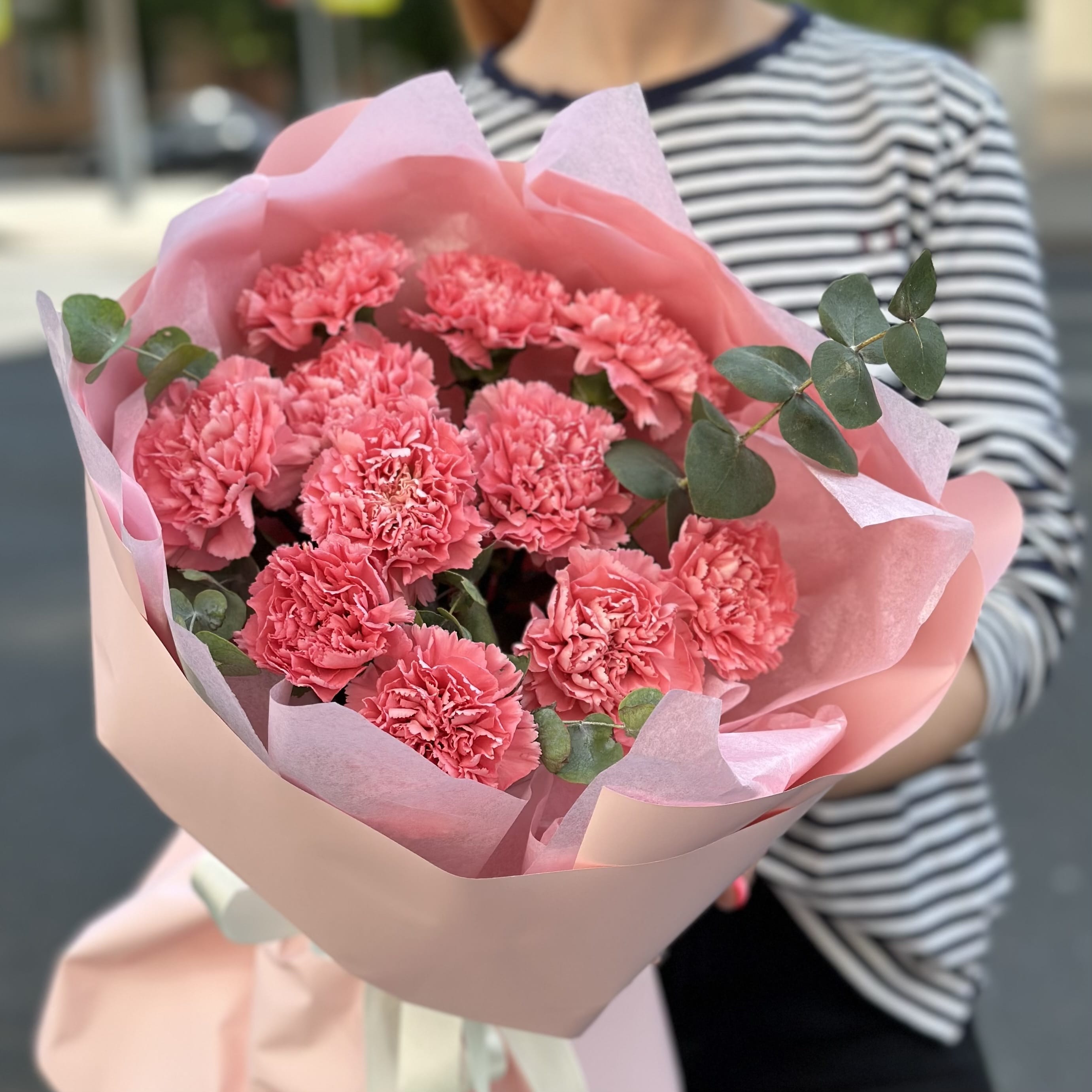 Букет гвоздик "Желание" 11 шт.