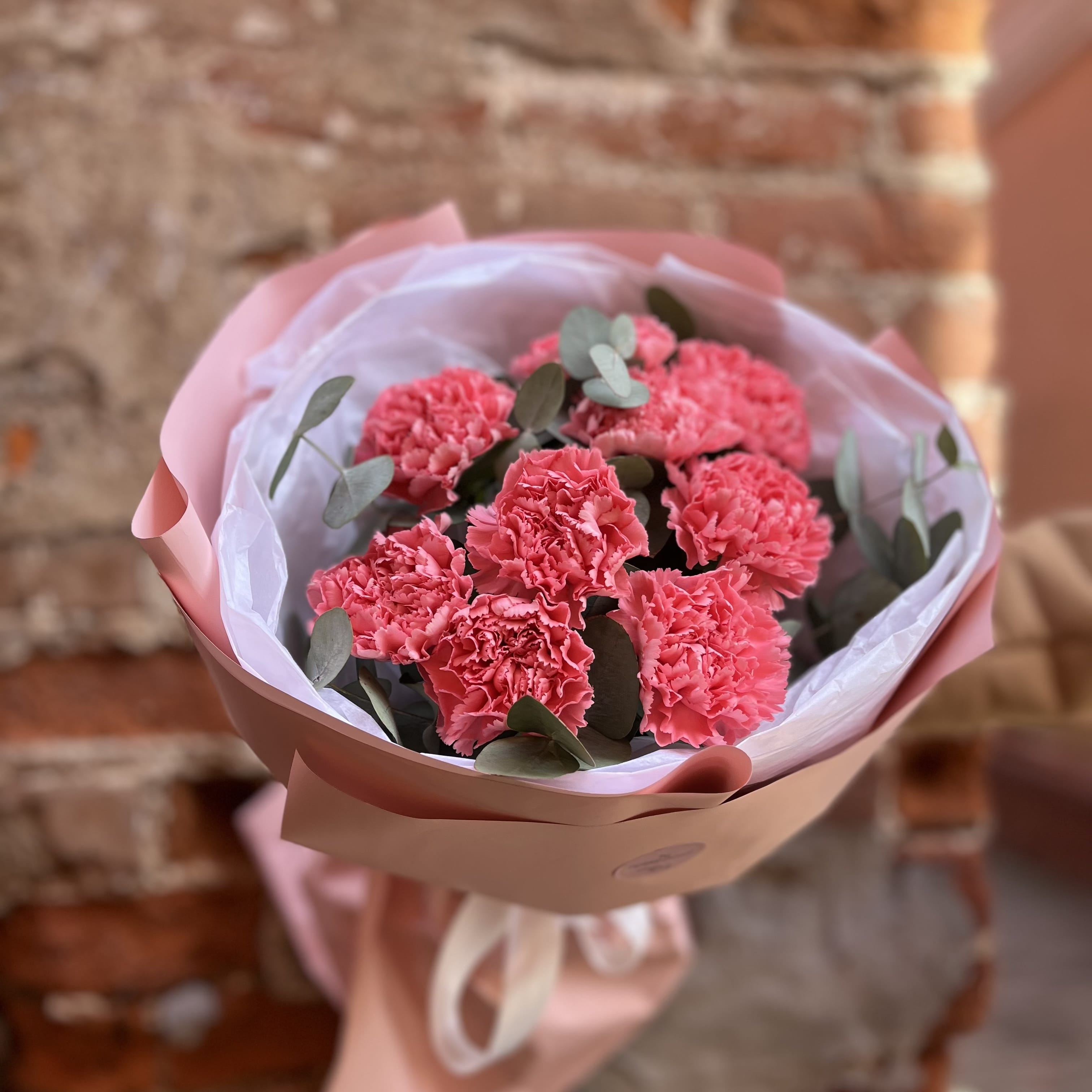 Букет из гвоздик "Дарю" 9 шт.