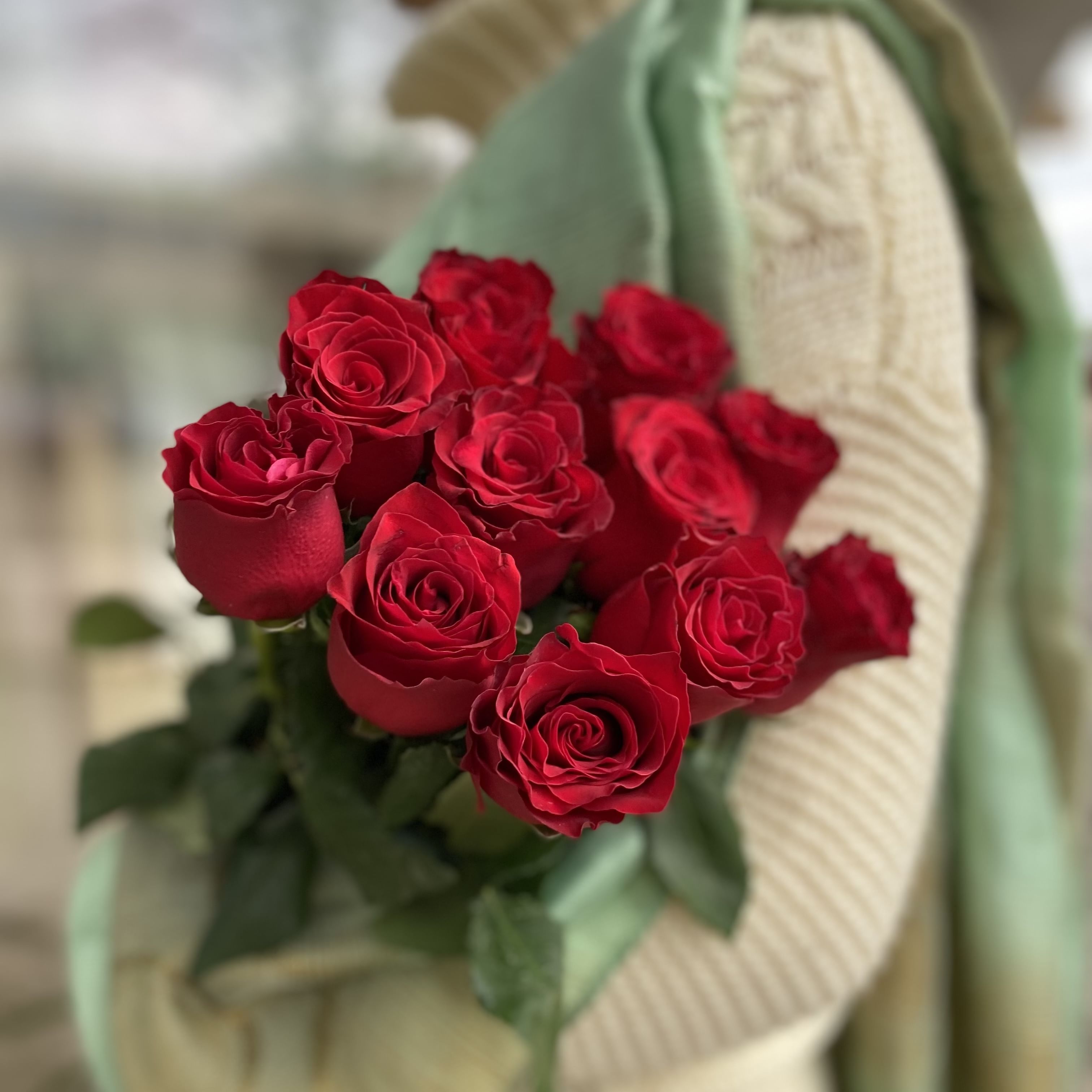 Букет роз "Бордо" 11 роз
