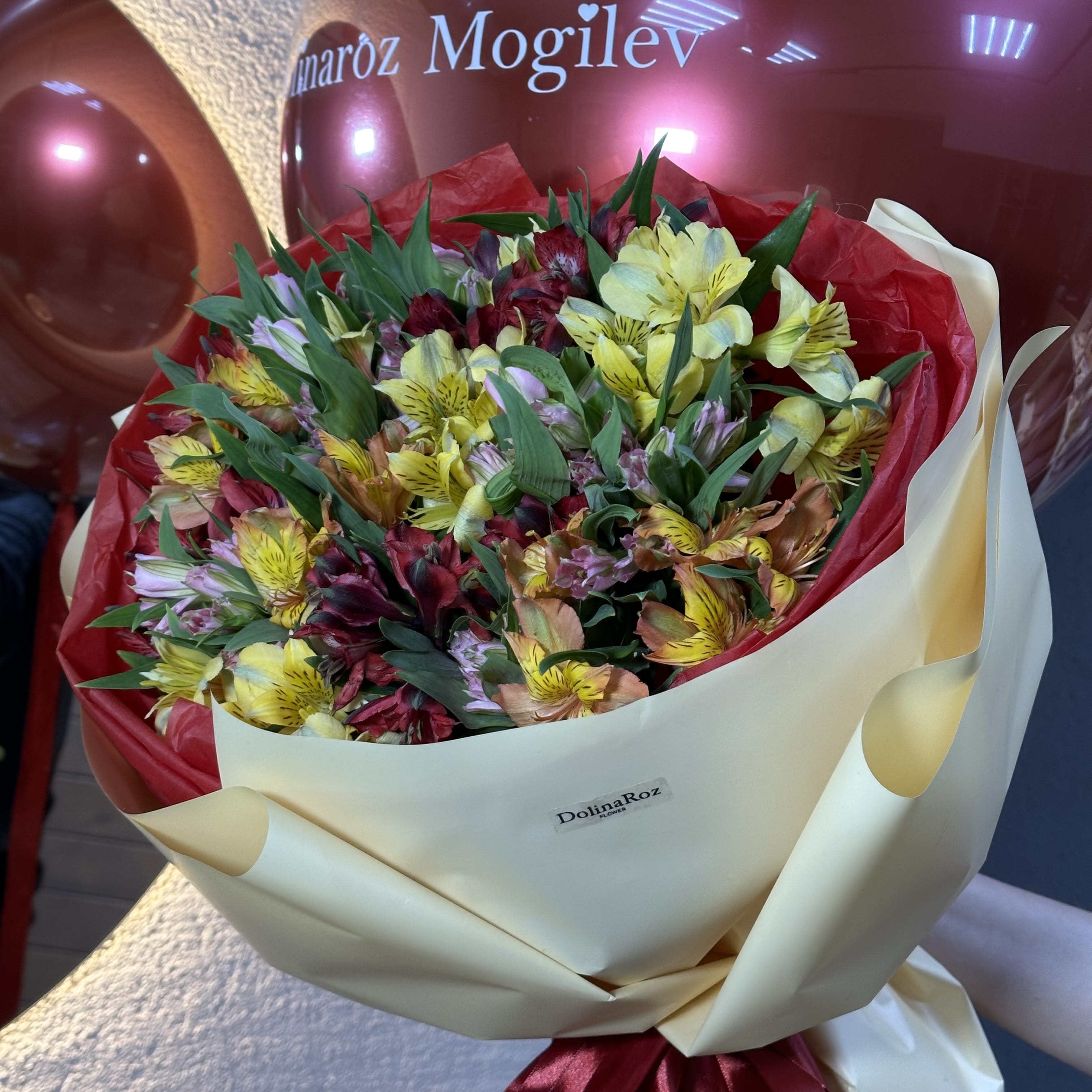 Букет из альстромерий "Летний вздох" 21 шт.