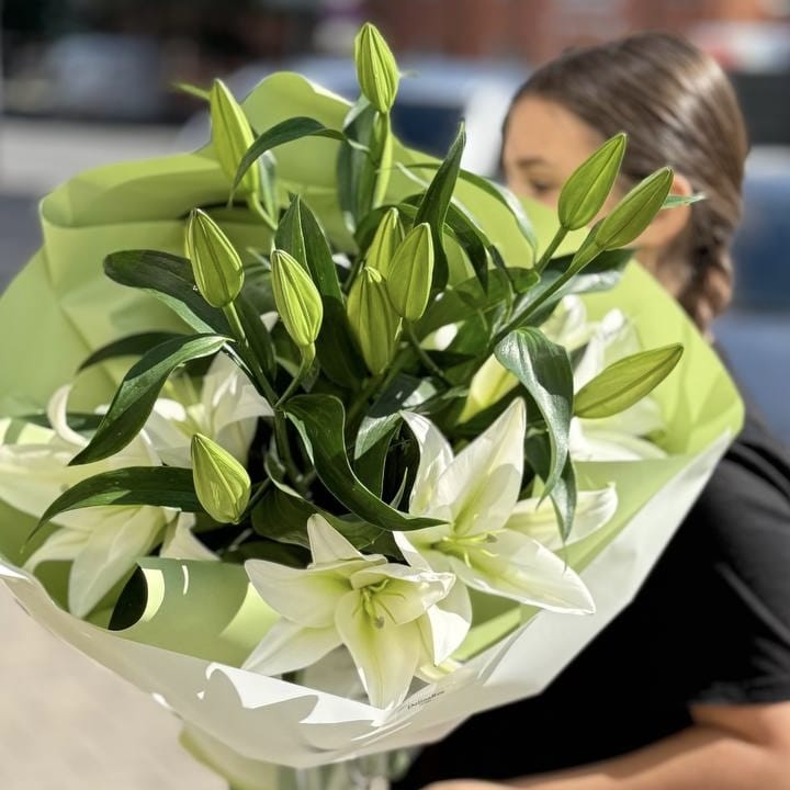 Букет из лилий " Луна"