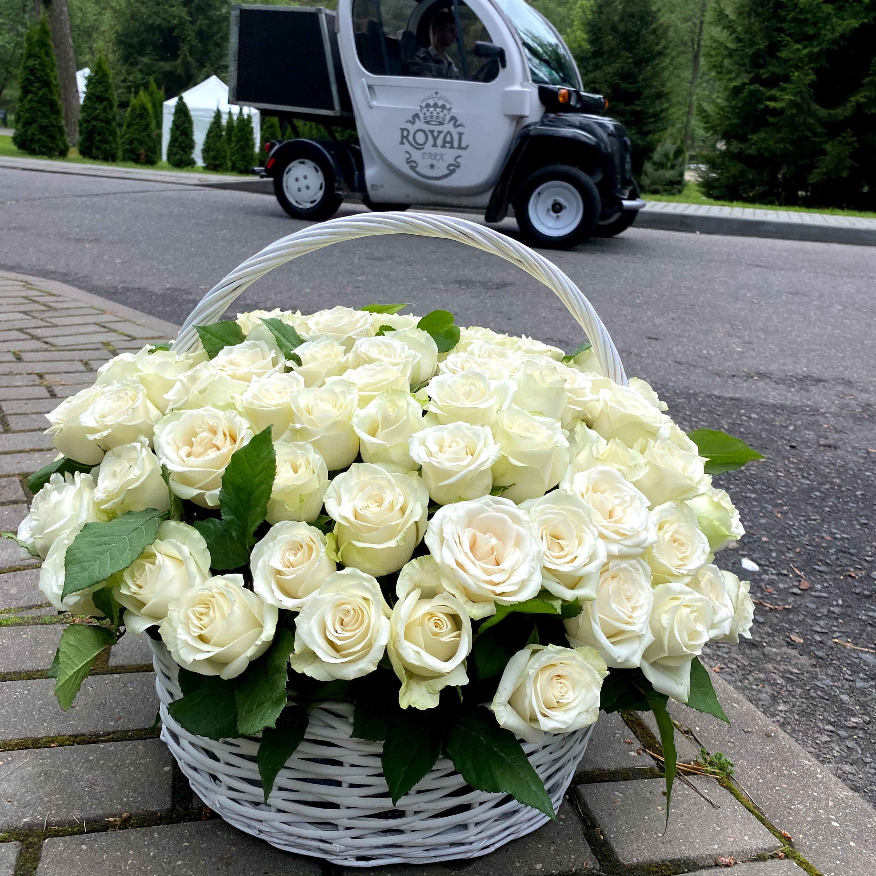 Корзина "Сочная" 51 роза