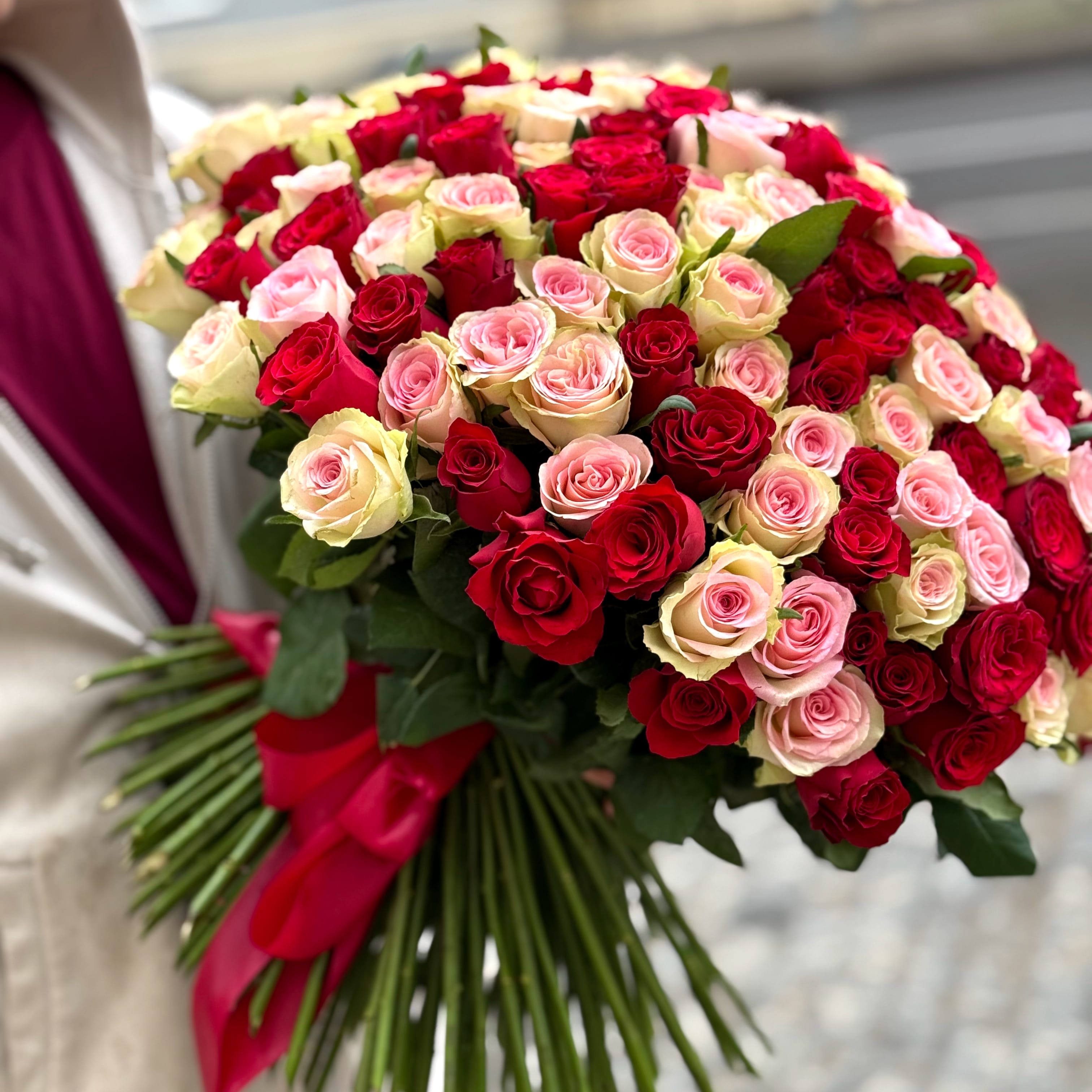 Букет роз "Единственный" (201 шт)