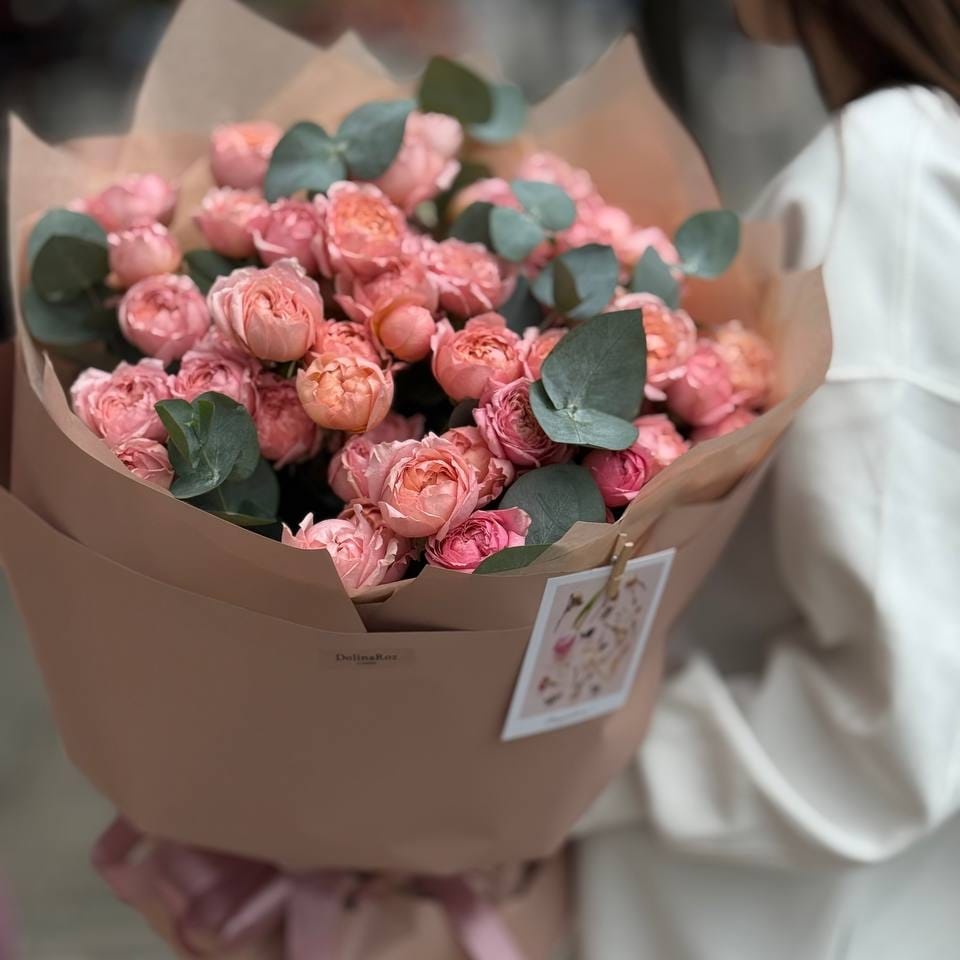 Букет "Джульетта" 11 шт с эвкалиптом