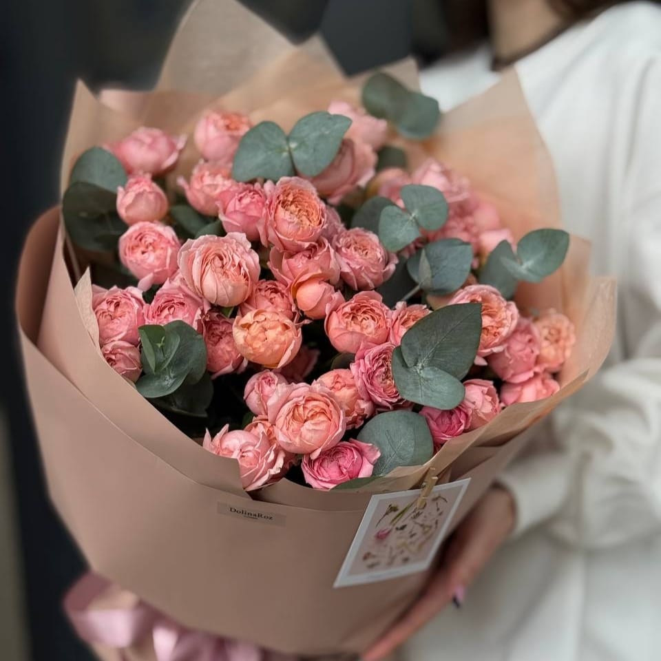 Букет "Джульетта" 11 шт с эвкалиптом