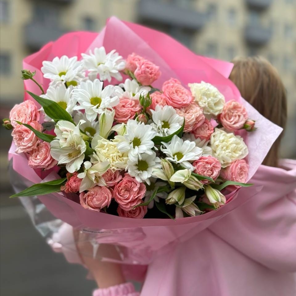 Букет цветов "Балерина" 13 шт