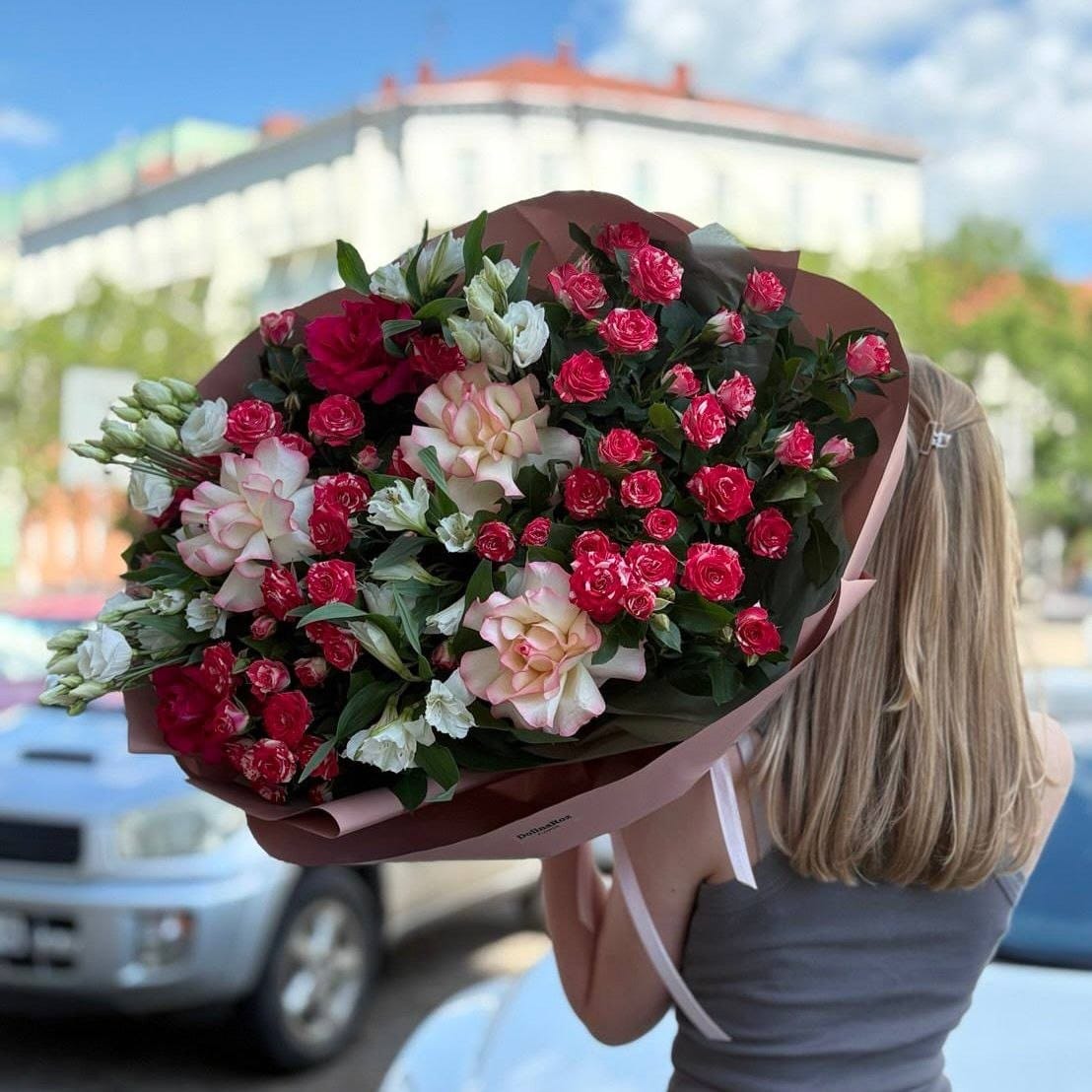Букет "Пламя чувств" 25 шт