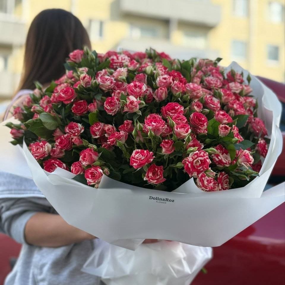 Букет "Красный бархат" 25 шт