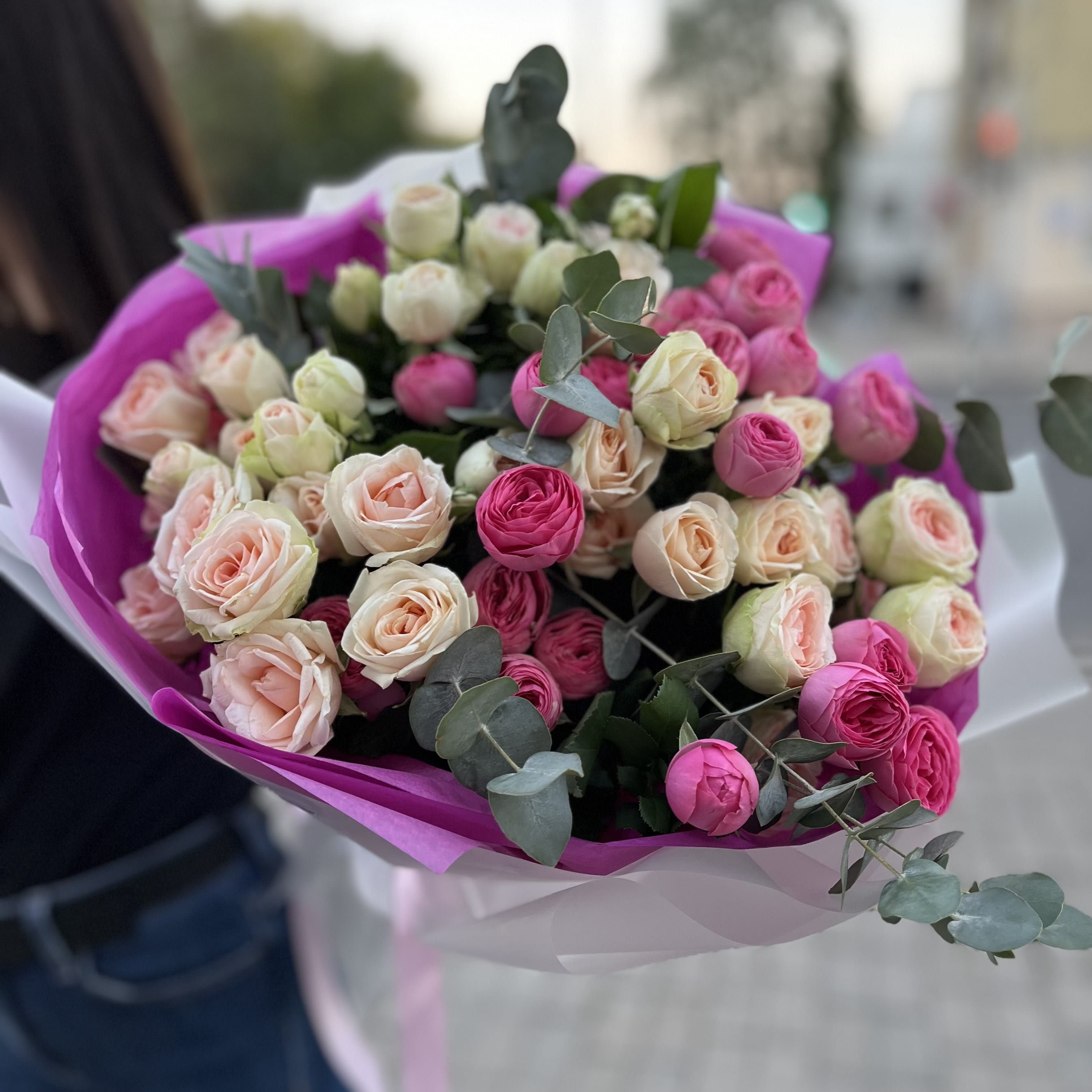 Букет роз "Валенсия" Кустовые розы