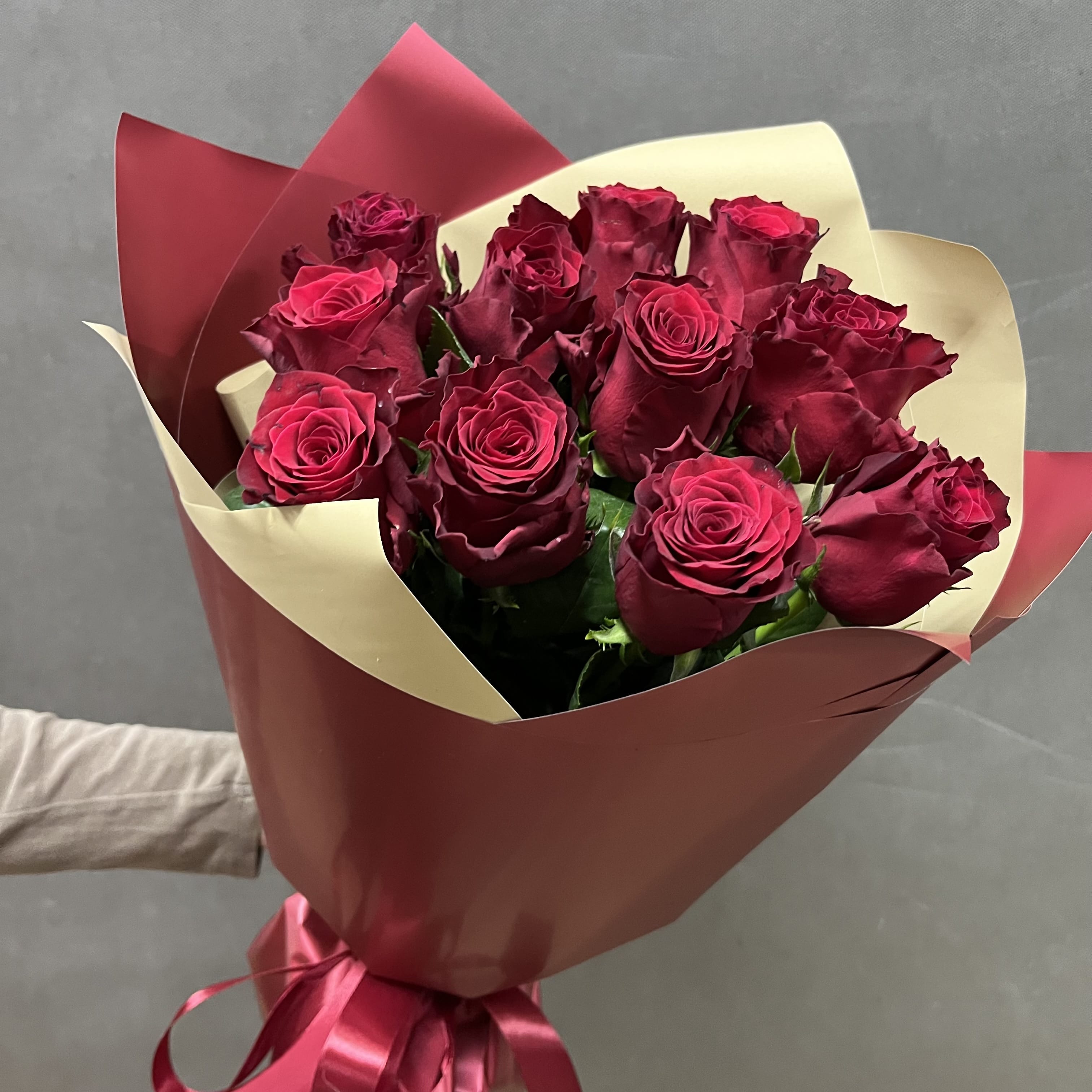 Букет роз "Прекрасный Вечер" 11 роз