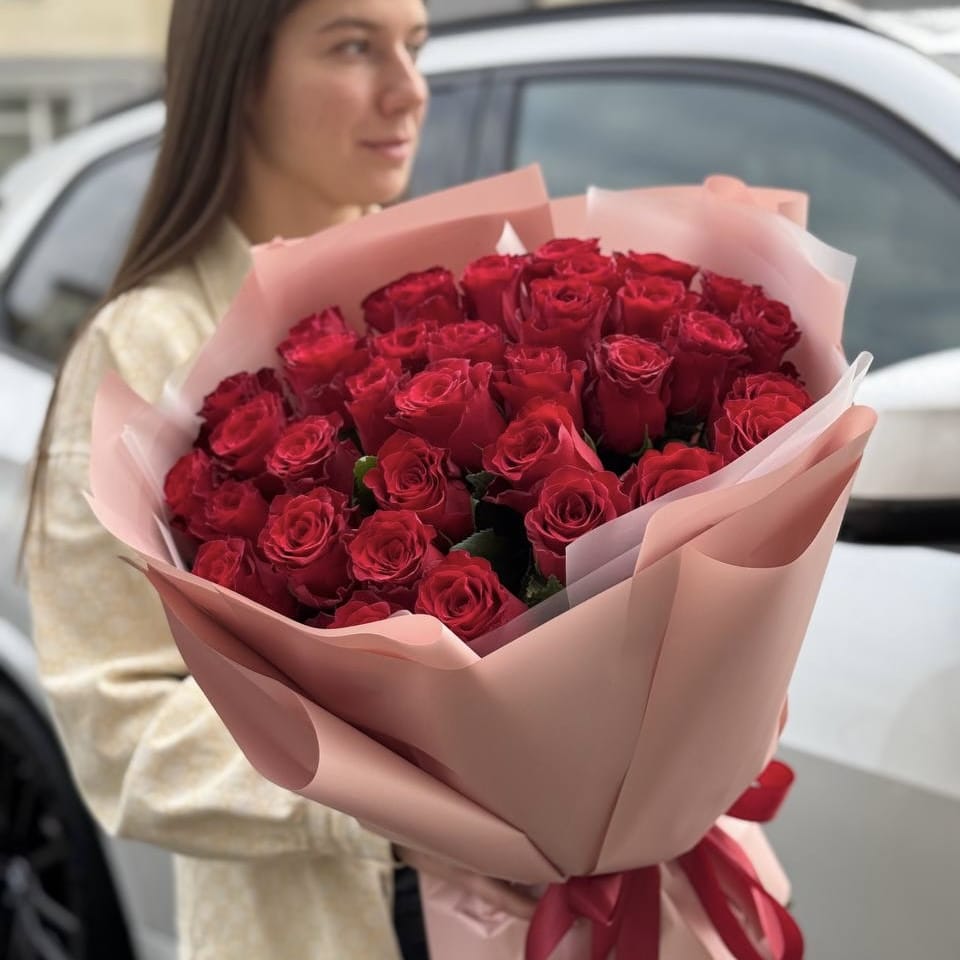 Букет роз "С любовью" 41 роза