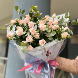 Букет роз "Серенада" Кустовые розы