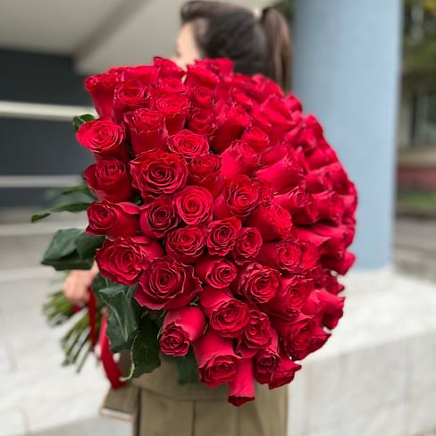 Букет роз "Радость" 51 роза