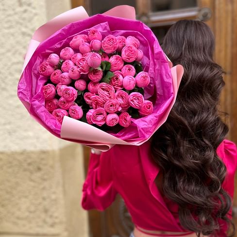 Букет роз "Прима" Кустовые розы