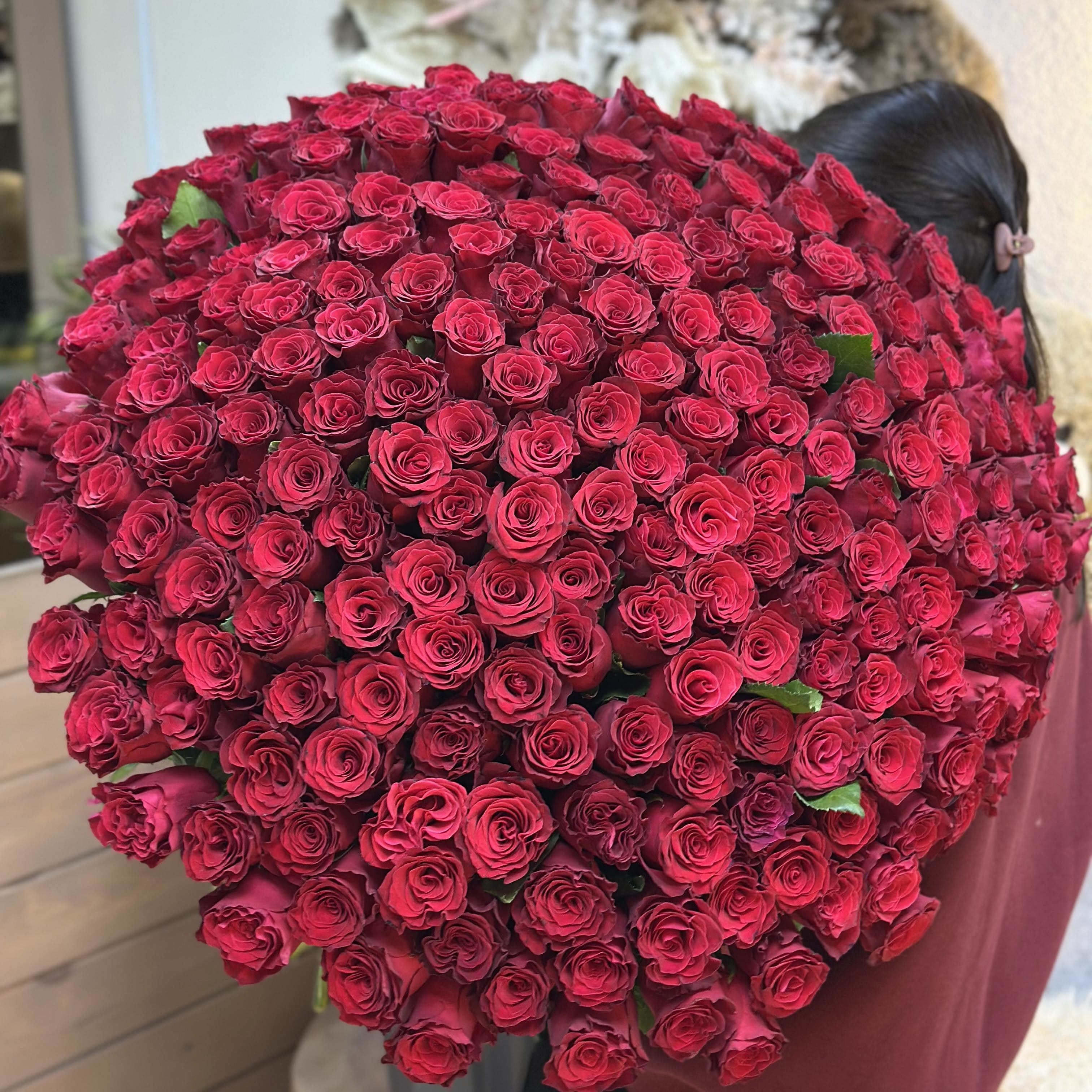 Букет роз "Огроменный" 201 роза